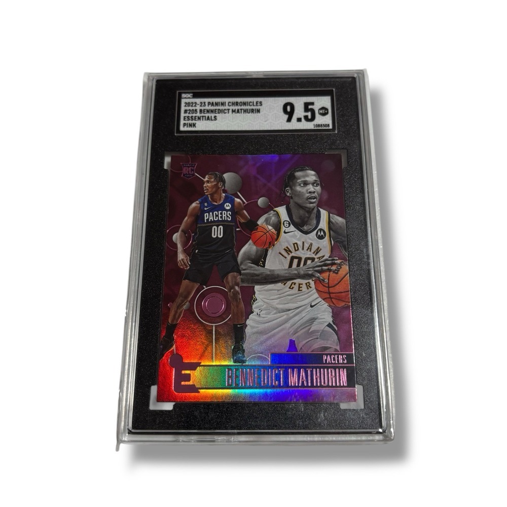 2022-23 Panini Chronicles #205 Bennedict Mathurin RC Essential Pink / 9.5 MT+